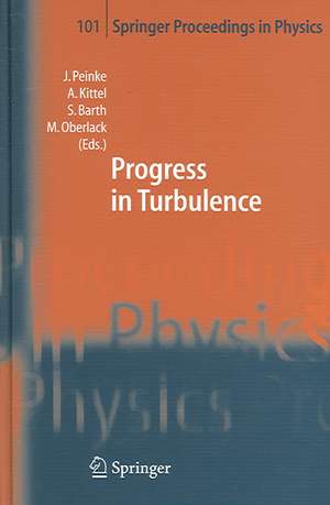 Progress in Turbulence de Joachim Peinke