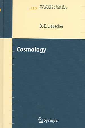 Cosmology de Dierck-Ekkehard Liebscher