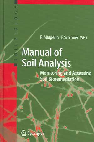 Manual for Soil Analysis - Monitoring and Assessing Soil Bioremediation de Rosa Margesin