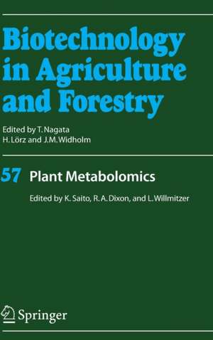 Plant Metabolomics de Kazuki Saito