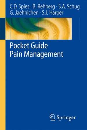 Pocket Guide Pain Management de Claudia Spies