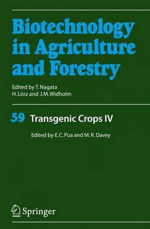 Transgenic Crops IV de Eng Chong Pua