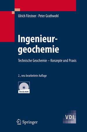 Ingenieurgeochemie: Technische Geochemie - Konzepte und Praxis de Ulrich Förstner