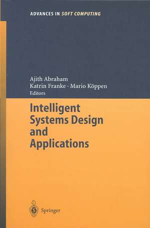 Intelligent Systems Design and Applications de Ajith Abraham