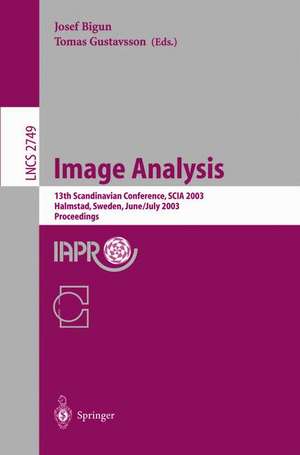 Image Analysis: 13th Scandinavian Conference, SCIA 2003 Halmstad, Sweden, June 29 – July 2, 2003 Proceedings de Josef Bigun