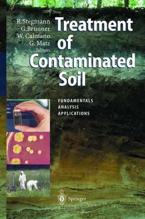 Treatment of Contaminated Soil: Fundamentals, Analysis, Applications de Rainer Stegmann