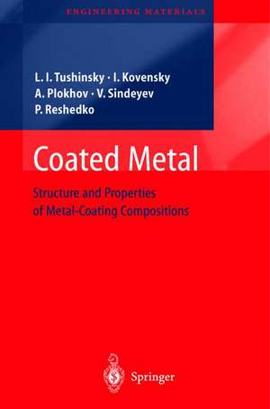 Coated Metal: Structure and Properties of Metal-Coating Compositions de Leonid Tushinsky