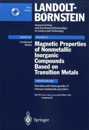 Part b: 1:2:2, 1:4:12, 3:3:4 and other type compounds de T. Palewski