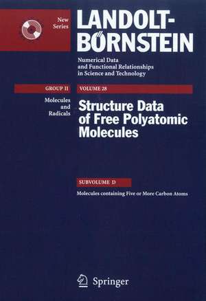 Molecules containing Five or More Carbon Atoms de E. Hirota