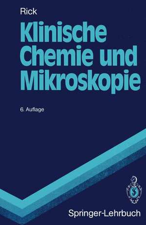 Klinische Chemie und Mikroskopie de Wirnt Rick