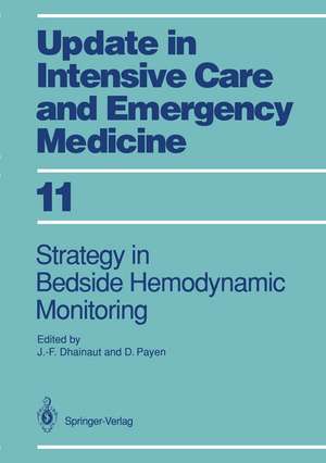 Strategy in Bedside Hemodynamic Monitoring de Jean-Francois Dhainaut