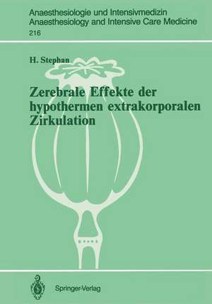 Zerebrale Effekte der hypothermen extrakorporalen Zirkulation de Heidrun Stephan