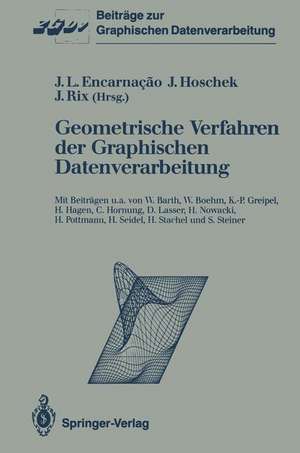 Geometrische Verfahren der Graphischen Datenverarbeitung de Jose L. Encarnacao