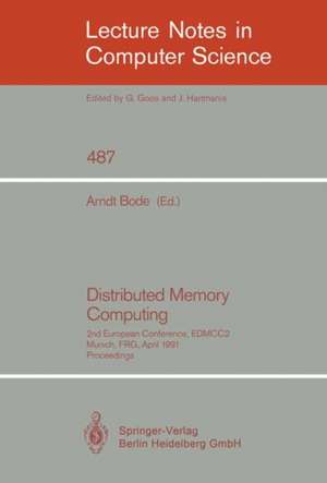 Distributed Memory Computing