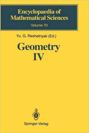 Geometry IV: Non-regular Riemannian Geometry de Yu. G. Reshetnyak