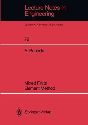 Mixed Finite Element Method de Apostol Poceski