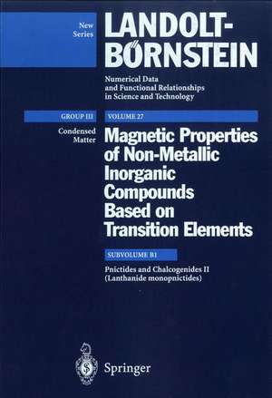 Lanthanide Monopnictides de T. Palewski