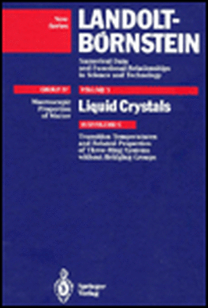 Transition Temperatures and Related Properties of Three-Ring Systems without Bridging Groups de V. Vill