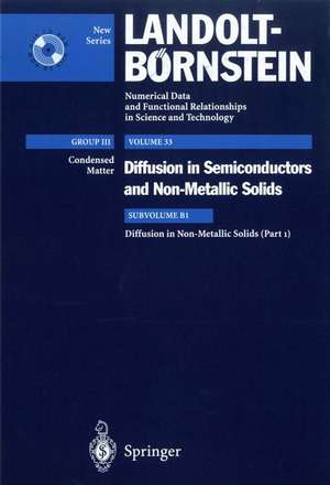 Diffusion in Non-Metallic Solids without Volume Diffusion in Oxides de C.E. Allen