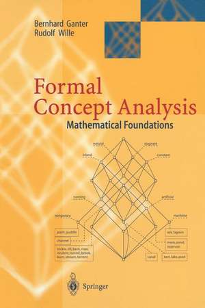 Formal Concept Analysis: Mathematical Foundations de Bernhard Ganter