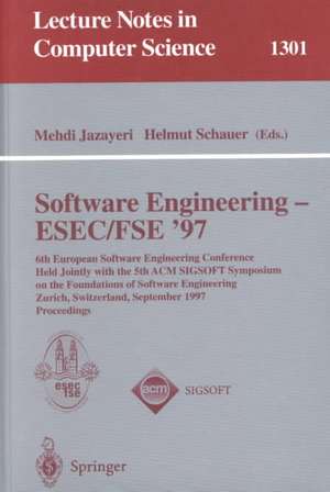 Software Engineering - ESEC-FSE '97: 6th European Software Engineering Conference Held Jointly with the 5th ACM SIGSOFT Symposium on the Foundations of Software Engineering, Zürich, Switzerland, September 22-25, 1997. Proceedings de Mehdi Jazayeri