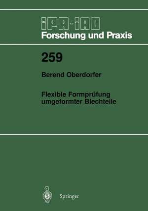 Flexible Formprüfung umgeformter Blechteile de Berend Oberdorfer