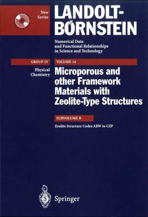 Zeolite Structure Codes ABW to CZP de Werner H. Baur