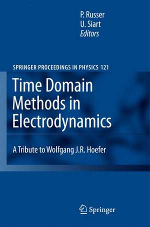 Time Domain Methods in Electrodynamics: A Tribute to Wolfgang J. R. Hoefer de Peter Russer