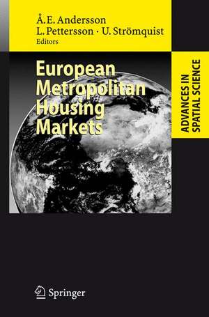 European Metropolitan Housing Markets de Ake E. Andersson