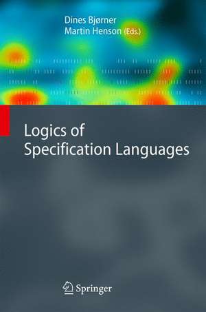 Logics of Specification Languages de Dines Bjørner