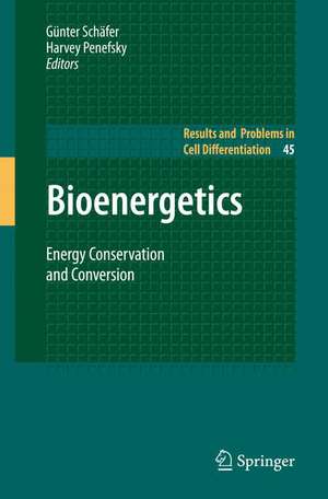 Bioenergetics: Energy Conservation and Conversion de Günter Schäfer