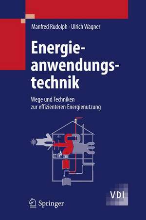 Energieanwendungstechnik: Wege und Techniken zur effizienteren Energienutzung de Manfred Rudolph