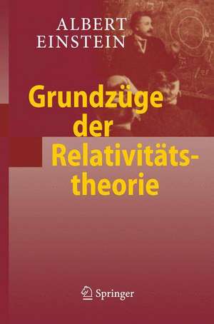 Grundzüge der Relativitätstheorie de Albert Einstein