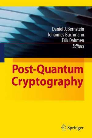 Post-Quantum Cryptography de Daniel J. Bernstein