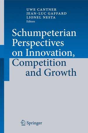 Schumpeterian Perspectives on Innovation, Competition and Growth de Uwe Cantner