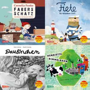 Maxi-Pixi Serie Nr. 66: 4er Bundle: Bilderbuch-Schätze (4x1 Exemplar) de Cornelia Funke