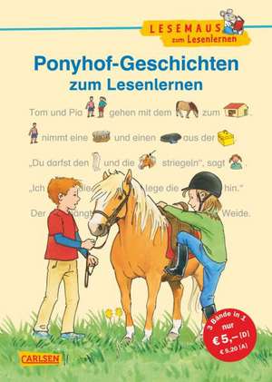 LESEMAUS zum Lesenlernen Sammelbände: Ponyhof-Geschichten zum Lesenlernen de Annette Neubauer