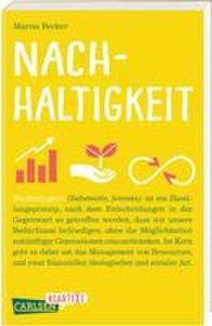 Nachhaltigkeit (Carlsen Klartext) de Marisa Becker