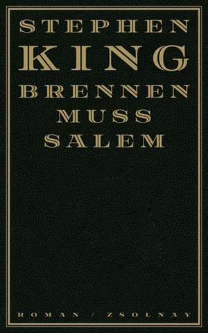 Brennen muß Salem de Stephen King