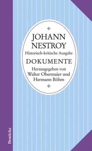Sämtliche Werke de Johann Nestroy
