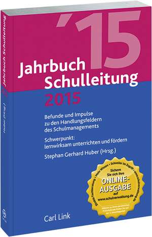 Huber, S: Jahrbuch Schulleitung 2015