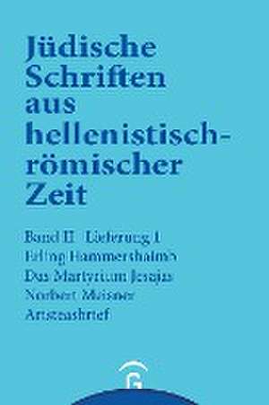 Das Martyrium Jesajas. Aristeasbrief de E. Hammershaimb