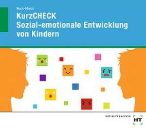 eBook inside: Buch und eBook KurzCHECK Sozial-emotionale Entwicklung von Kindern de Anja Mock-Eibeck