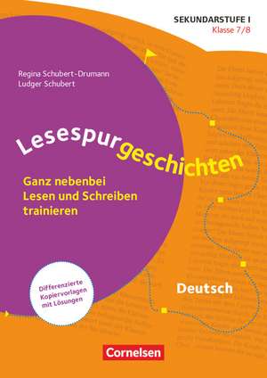 Lesespurgeschichten für die Sekundarstufe I - Klasse 7/8 de Ludger Schubert