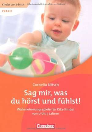 Sag mir, was du hörst und fühlst! de Cornelia Nitsch