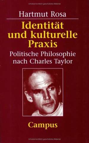 Individuelle Identität und kulturelle Praxis de Hartmut Rosa