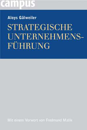 Strategische Unternehmensführung de Markus Schwaninger