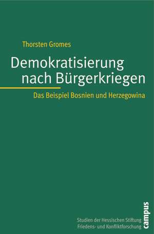 Demokratisierung nach Bürgerkriegen de Thorsten Gromes