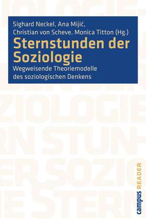 Sternstunden der Soziologie de Sighard Neckel