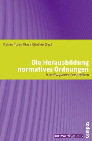 Die Herausbildung normativer Ordnungen de Rainer Forst